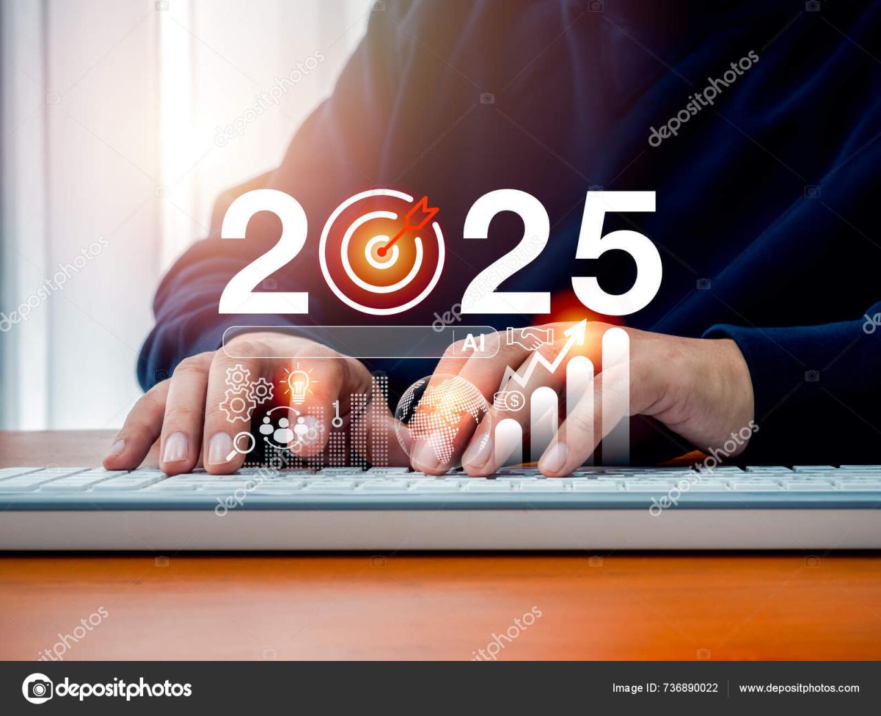 2025 Business Trend Market Growth Technology Concept 2025 Calendar ... Global Buzz Around Technology Conferences in 2025